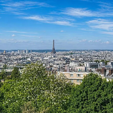 Дом отдыха House With Rooftop And Hot Tub Eiffel Tower View