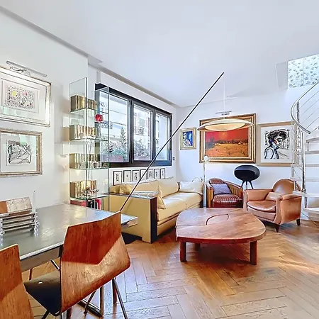 Semesterbostad House With Rooftop Eiffel Tower View Paris